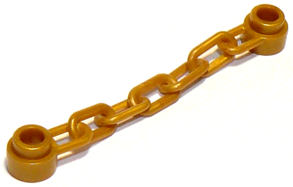 LEGO Kette 5 Glieder perl-gold (92338) T14