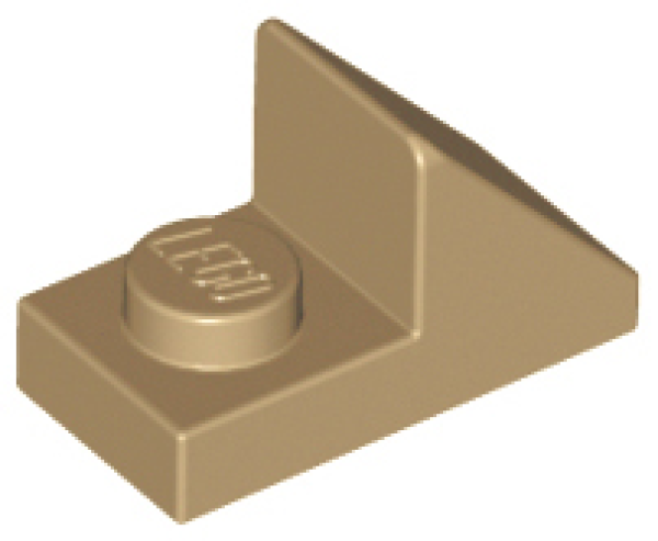LEGO Dach/Schrägstein 1x2 dunkelbeige (92946)