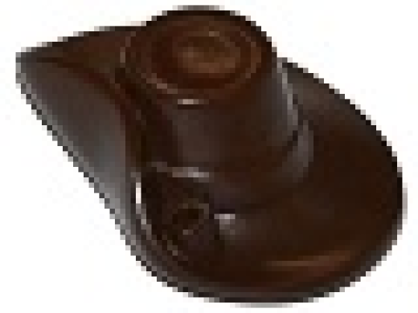 LEGO Minifigure Headgear Hat, Musketeer dark brown T05