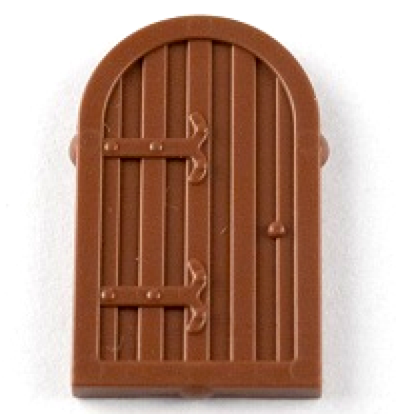 LEGO Fenster Laden 1x2x2 2/3 braun (94161)