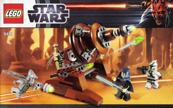 LEGO Bauanleitung Star Wars "Geonosian Cannon"  (9491)