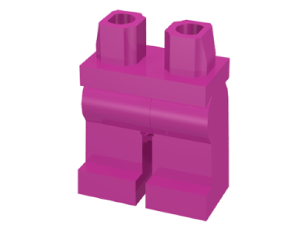 LEGO Legs assembly dark pink (290) S10