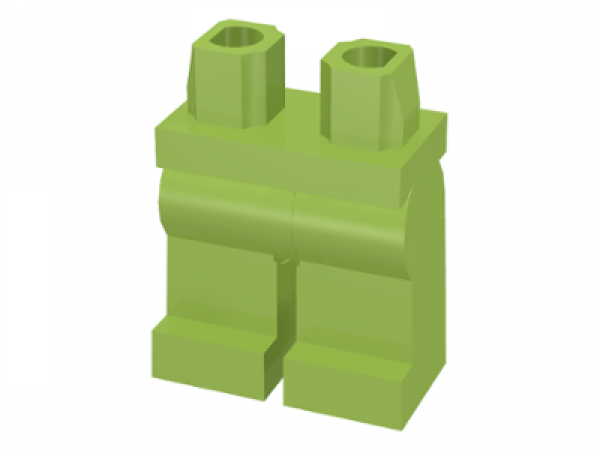 LEGO Legs assembly lime (731) S10