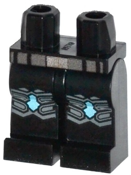 LEGO Minifig Legs black (672) S11