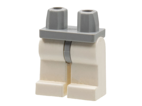 LEGO Minifig Beine weiss/hell-grau  R16