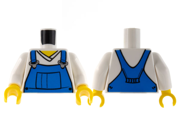 LEGO Minifig Torso Overall blau (0649) Q09