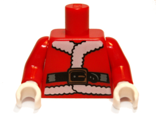 LEGO Minifig Torso Santa-Jacke R10