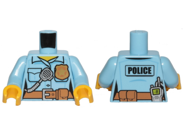 LEGO Minifig Torso Polizistin R08