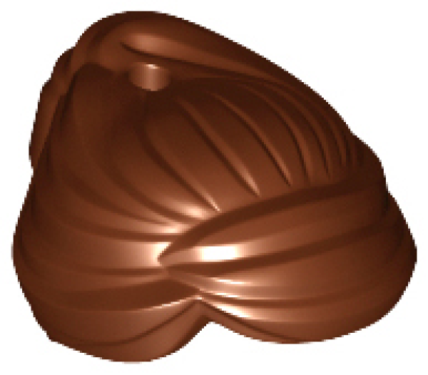 LEGO Hair female bun brown (99240) T07