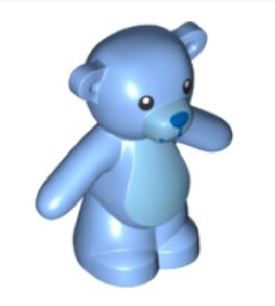 LEGO Bear / Teddy medium blue (98382) V10