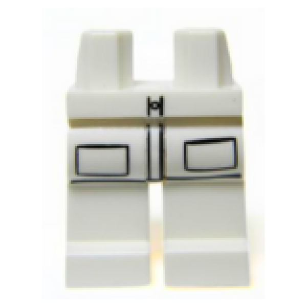 LEGO Legs white Scientist S15