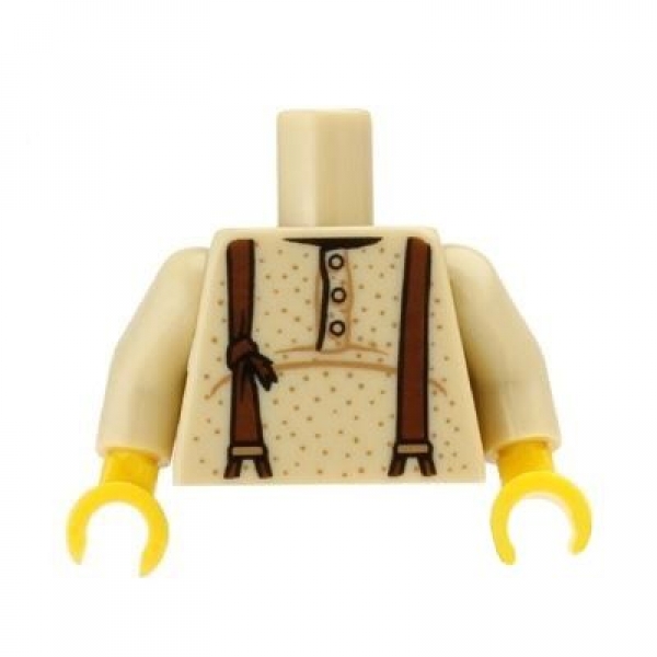 Neu LEGO® 20 x reddish brauner Torso S72 Oberkörper mit braunen Händen 