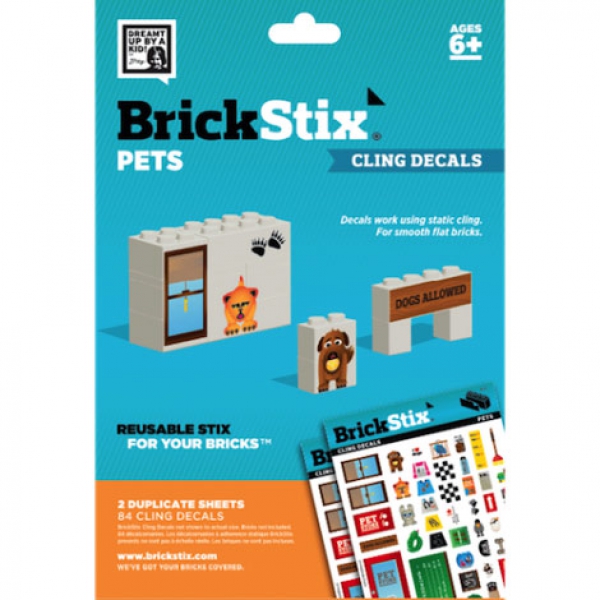 BrickStix Haftsticker Set Tiere (Stix8)