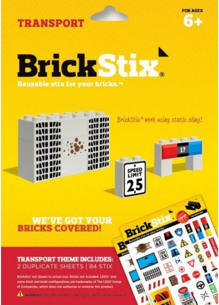 BrickStix Haftsticker Set Transport (Stix15)