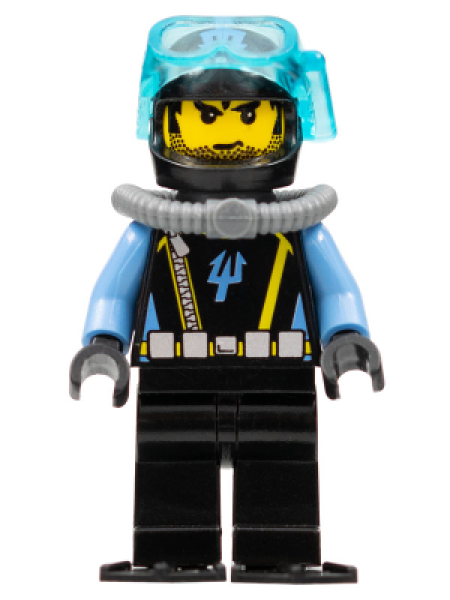 LEGO Minifigure Aquaraider diver (023) U16