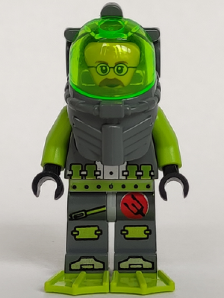 LEGO Atlantis Minifigur Diver Jeff Fisher (010) X15