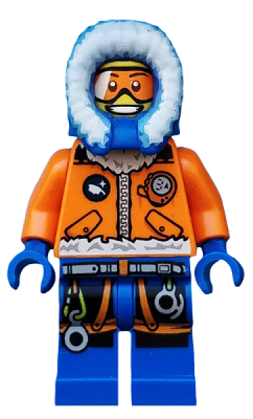 LEGO City Minifigur Arktisforscher (492) U14