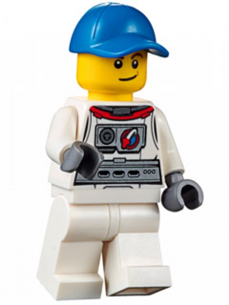 LEGO City Astronaut blaue Kappe (562)