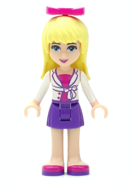 LEGO Friends Stephanie purple/white (frnd0042a) W15
