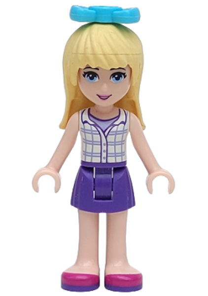 LEGO Friends Stephanie purple/white (frnd0064) W15