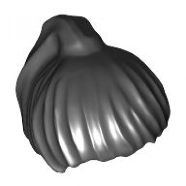 LEGO Haare Zopf schwarz (6093) T07