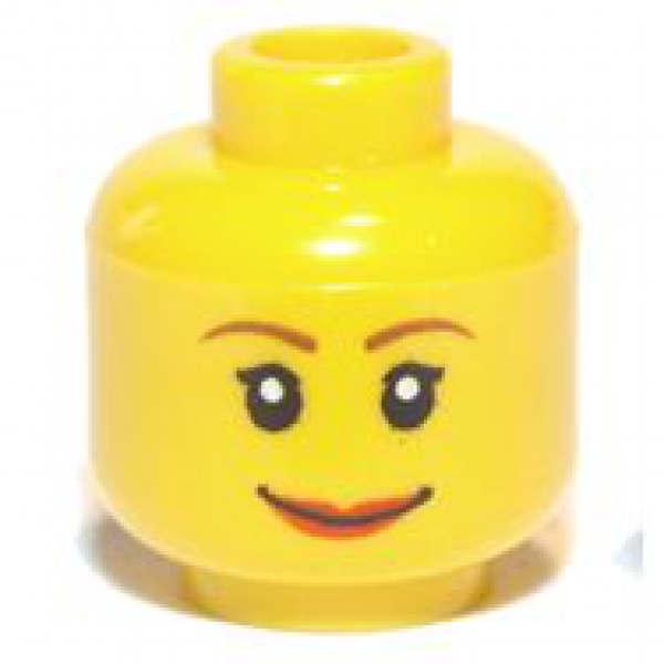 LEGO Minifig Head dual sided female (495) 4506830  S08