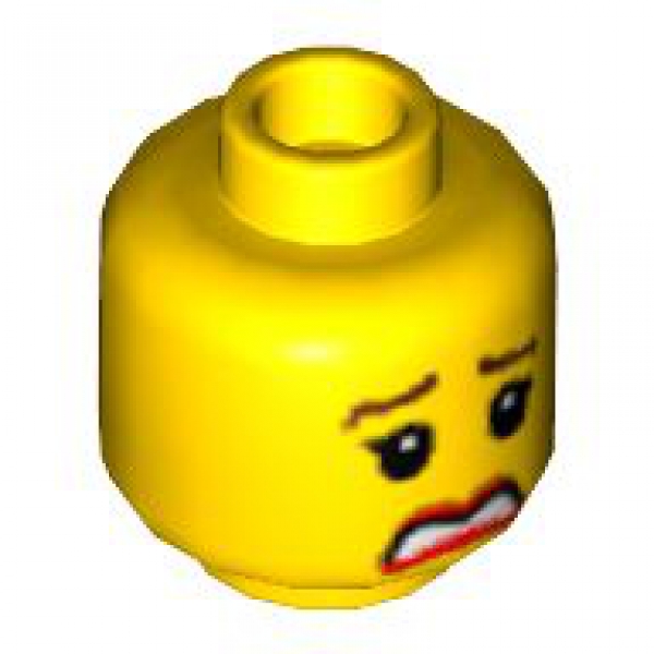 LEGO Minifig Head dual sided female (495) 4506830  S08