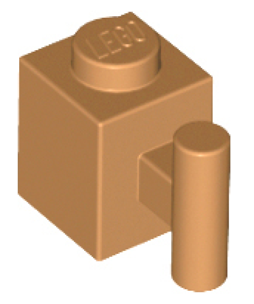 LEGO Stein m. Griff 1x1 nougat (2921) K09