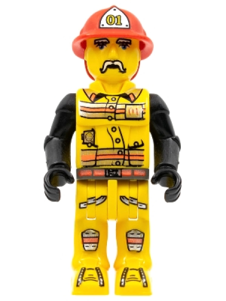 LEGO Figur Jack Stone 001 Feuerwehr Mann Y11