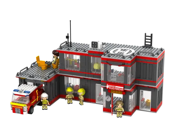 Kiddicraft Bricity Feuerwehrstation (KC1206)