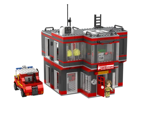 Kiddicraft Bricity Feuerwehrstation (KC1206)