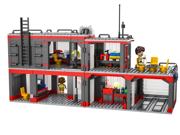 Kiddicraft Bricity Feuerwehrstation (KC1206)
