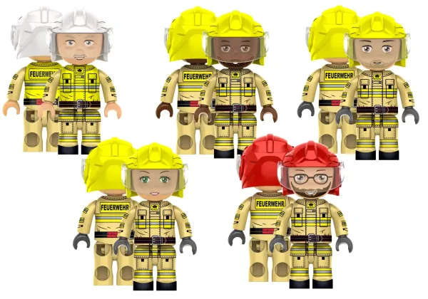 Kiddicraft Bricity Feuerwehrstation (KC1206)