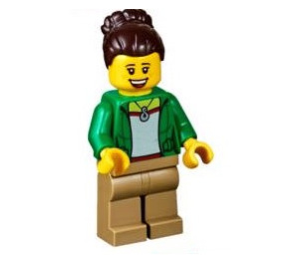 34 # Lego Figur Frau Mädchen 