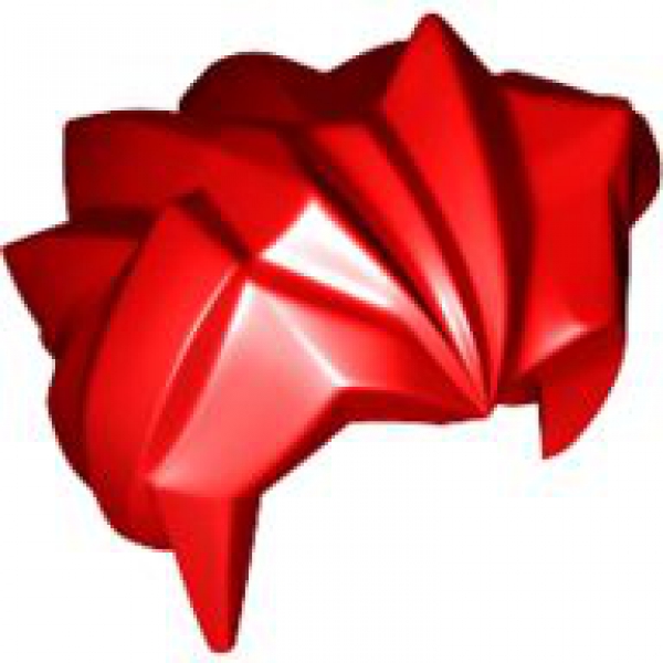 LEGO Hair "Manga" red (53982) T08