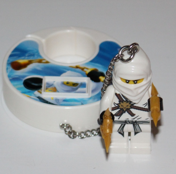 LEGO Ninjago Zane Schlüsselanhänger mit Sound Clip