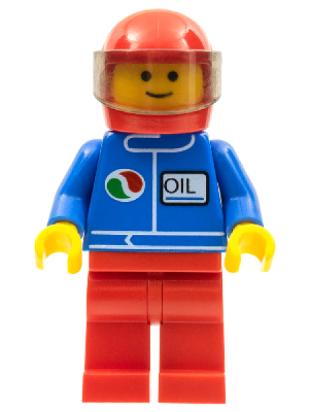 LEGO City Minifigur Octan mit Helm (oct051) U13