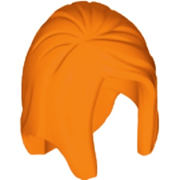 LEGO Hair female long straight orange (12890) T07