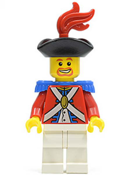 LEGO Minifigure Pirat Königl. Offizier II (pi089) X14
