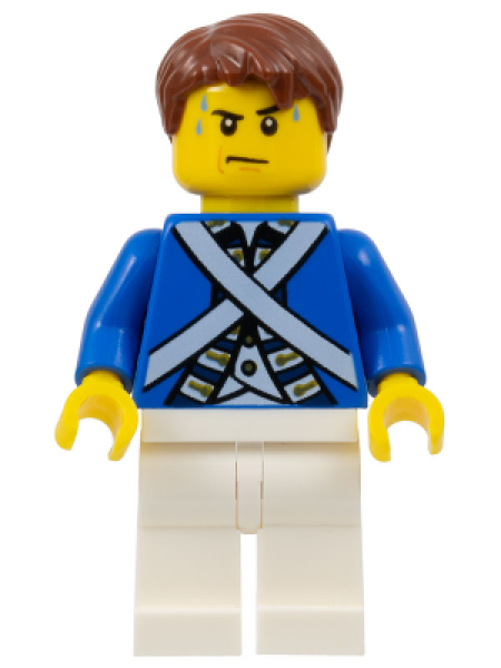 LEGO Minifigure Piraten Blaurock/Soldat #5 (173) X14