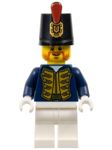 Minifigure Piraten "König" Offizier (176) X14