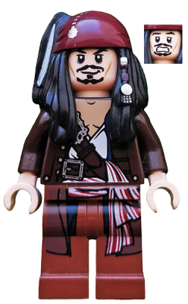 LEGO Captain Jack Sparrow (poc034) X13