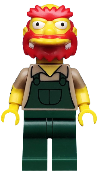 LEGO The Simpsons Groundskeeper Willie (sim039) W13