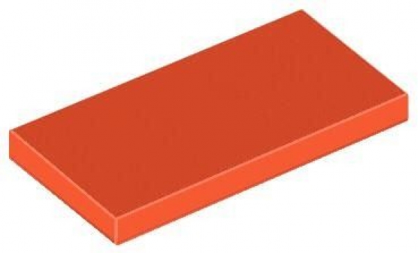 Q-Bricks Fliese 2x4 orange-rot (QB87079)