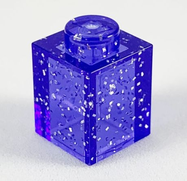 LEGO Brick 1x1 trans violett glitter (3005) BR