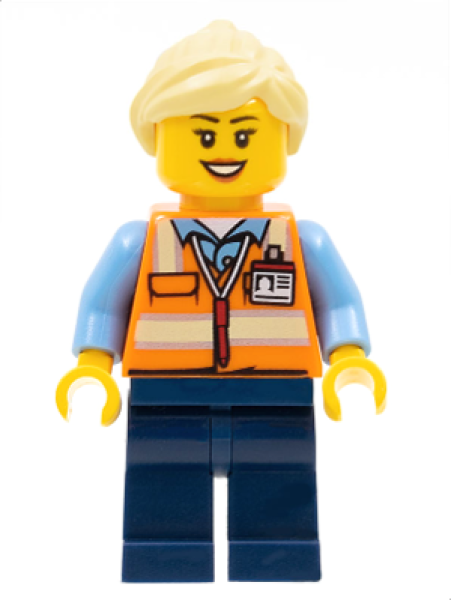 LEGO Minifigur Zugbegleiter (245) U13