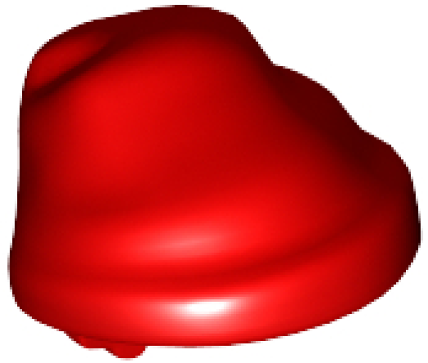 LEGO Minifig Kopfbedeckung Bandana rot T05