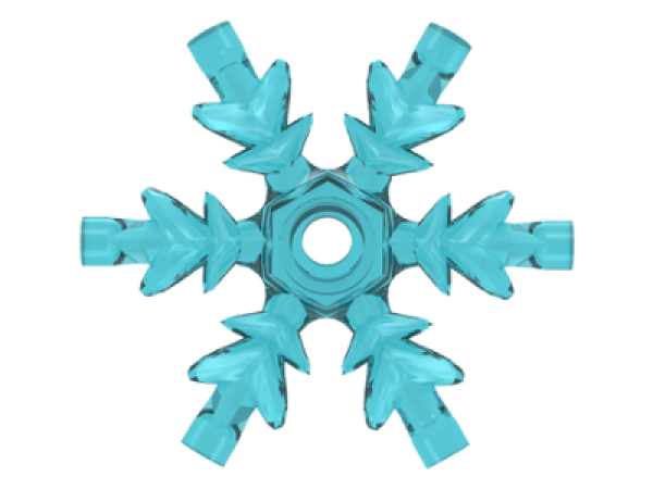 Ice Snowflake Trans-Light Blue (x789) T13