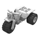 LEGO Minifig Trike white (30187) J11