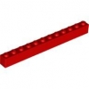 LEGO Stein 1x12 rot (6112) BR